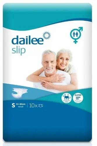Dailee super подгузники для взрослых рS (55-80см) N10
