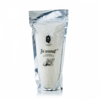Fabrik Cosmetology Скраб сахарный для тела с шиммером Ледяной кокос 320г