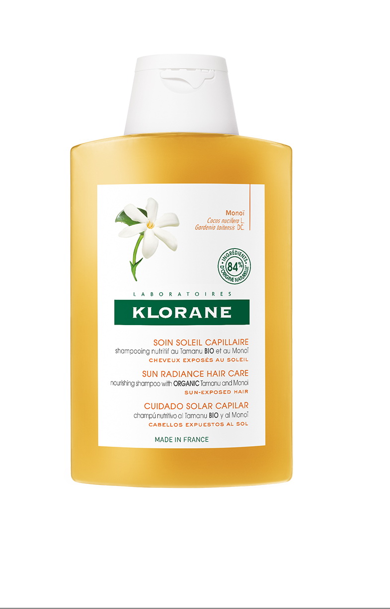 Klorane питательный шампунь для волос с органическими маслами туману и моной 200мл