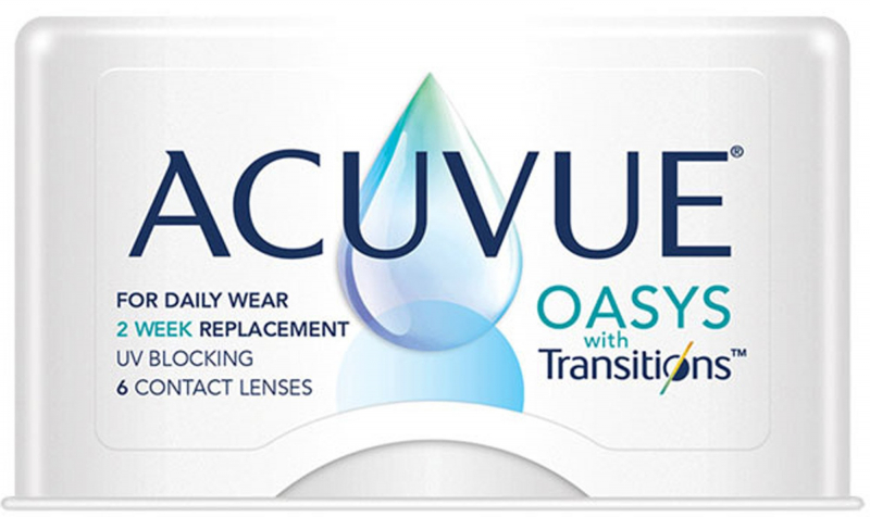 Линзы контактные Acuvue Oasys with Transitions 8.4/-3.50 N 6