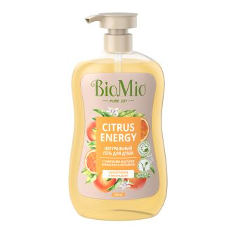 BioMio натуральный гель для душа с эфирными маслами апельсина и бергамота 650 мл