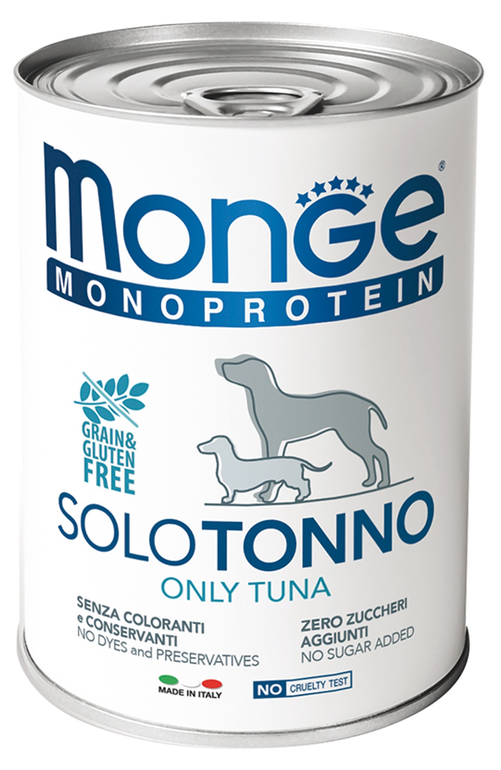 Корм для собак Monge dog monoprotein solo 400 г бан. паштет из тунца