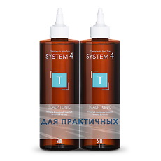 System4 набор Для практичных для роста волос терапевтический тоник Т 500мл N 2
