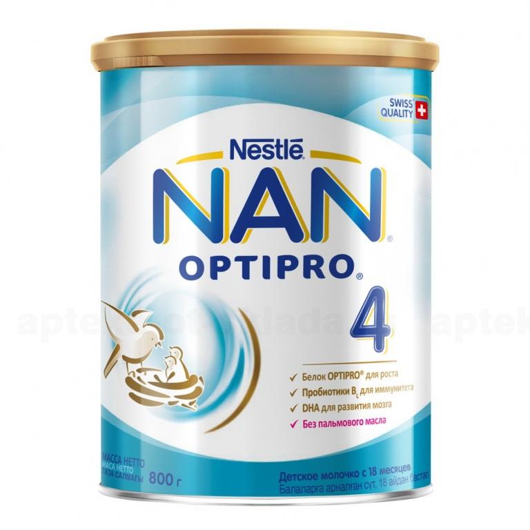 NAN-4 смесь сухая молочная 18+ 800г