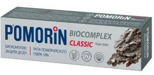 Pomorin classic биокомплекс зубная паста 100мл