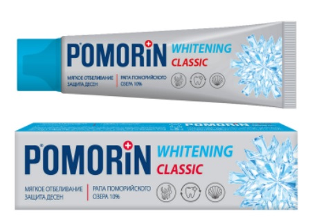 Pomorin classic  зубная паста мягкое отбеливание 100мл