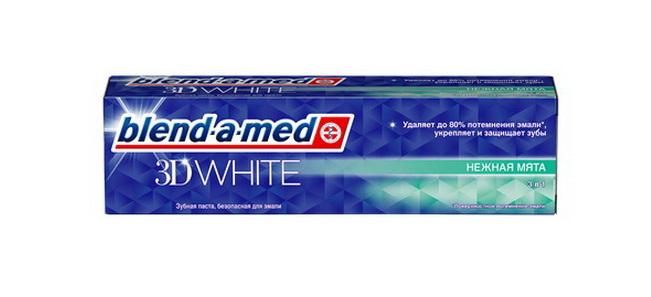 Blend-a-med 3D White зубная паста 100мл Нежная мята 3в1