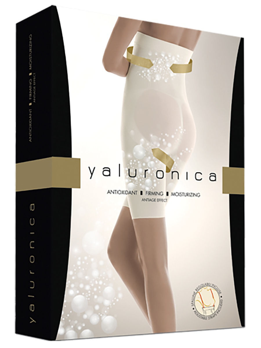 Yaluronica шорты с завышенной талией размер M цвет черный арт. 623