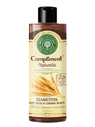 Compliment Naturalis Шампунь Конский кератин и пшеница 400 мл