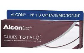 Alcon Dailies Total 1 однодневные контактные линзы D 14.1/R 8.5/ -1.00 N 30