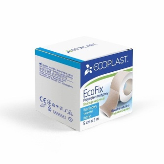 Ecoplast EcoFix Plus пластырь медицинский фиксирующий 2,5см*5м тканый