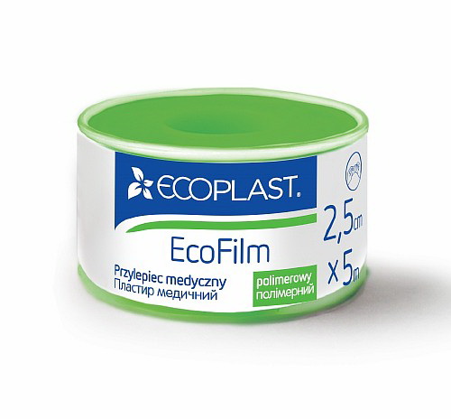 Ecoplast EcoFilm Plus пластырь медицинский фиксирующий 2,5см*5м полимерный