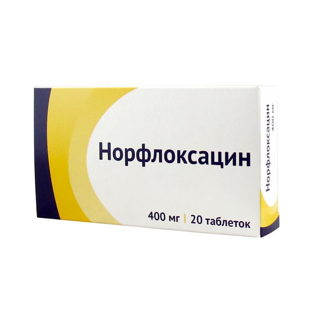 Норфлоксацин тб п/о плен 400 мг N 10