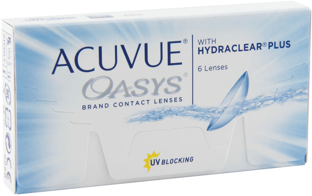 Линзы контактные Acuvue Oasys with Hydraclear plus 8.4/-4.75