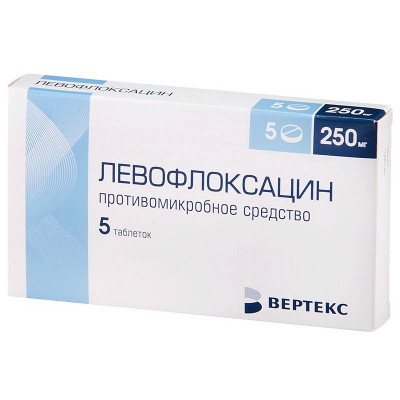 Левофлоксацин Вертекс таб 250мг N 5
