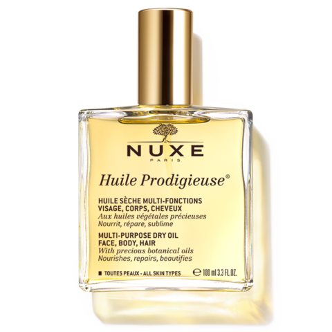 Nuxe Продижьез сухое масло для лицантителантиволос желтое 100мл