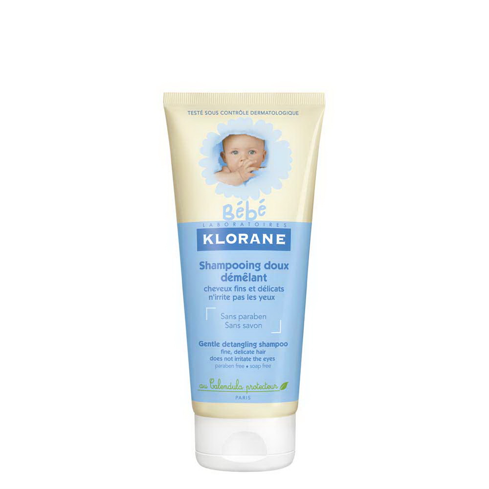 Klorane Bebe детский мягкий шампунь для младенцев и малышей с экстрактом календулы 200 мл