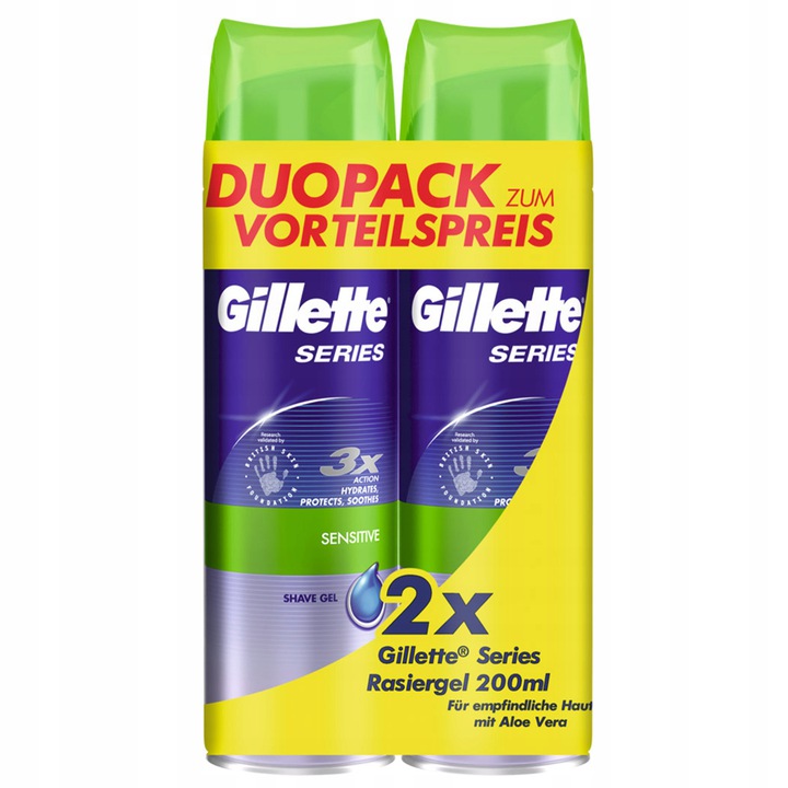 Gillette series гель для бритья для чувствительной кожи 200 мл N 2