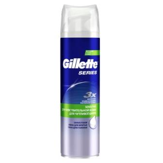 Gillette series пена для бритья для чувствительной кожи 300 мл