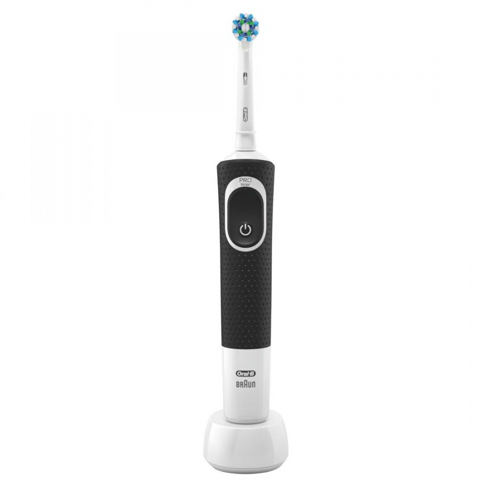 Oral-B PC 1000 Black зубная щетка электрическая с насадкой+зарядное устройство+чехол