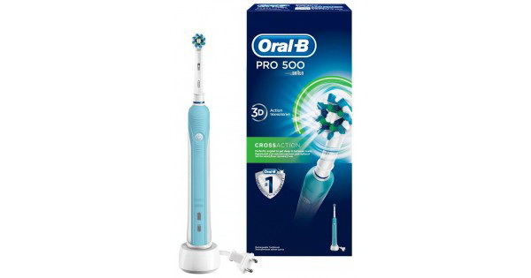 Oral-b Pro 500 электрическая зубная щетка средняя 3D white Special Edition