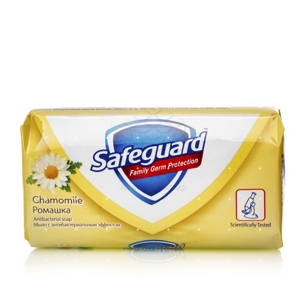 Safeguard мыло с ромашкой антибактериальное эффект 90г