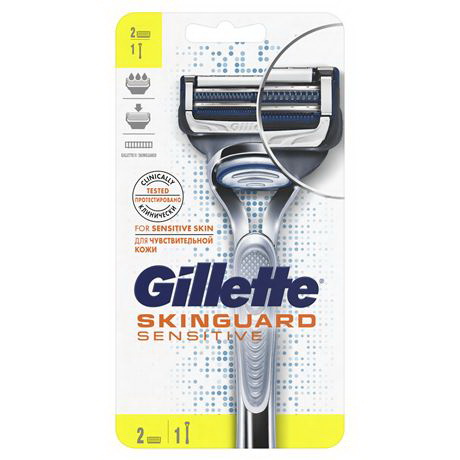 Gillette Skinguard sensitive бритва со сменной кассетой N 2