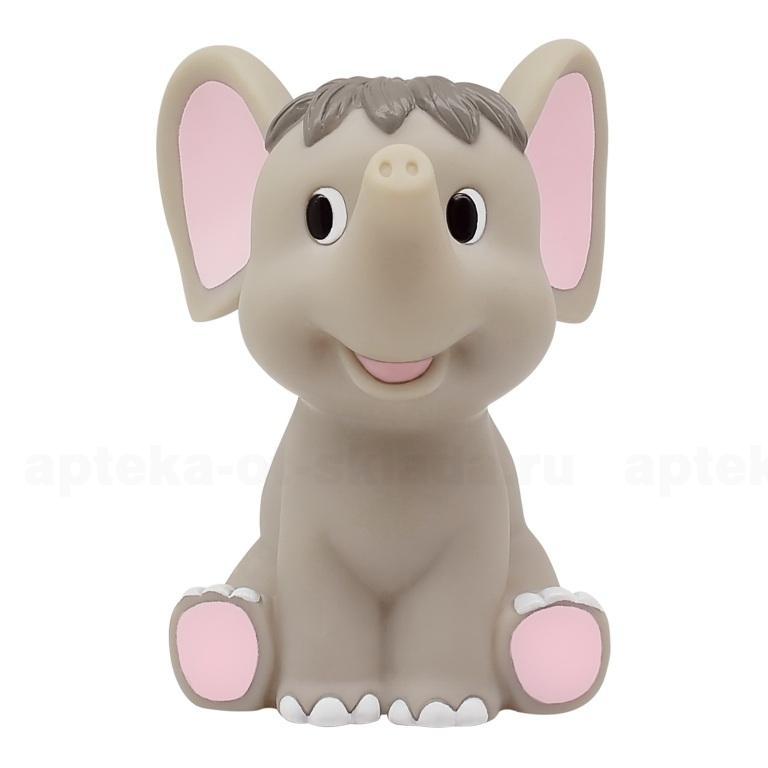 Lubby игрушка для купания слоник-пищалка /16626/ 12+мес