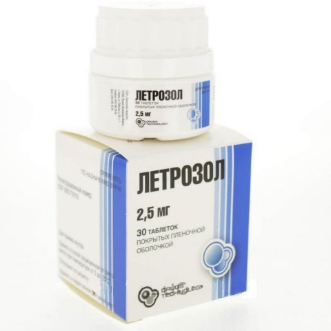 Летрозол тб п/о плен 2,5 мг N 30