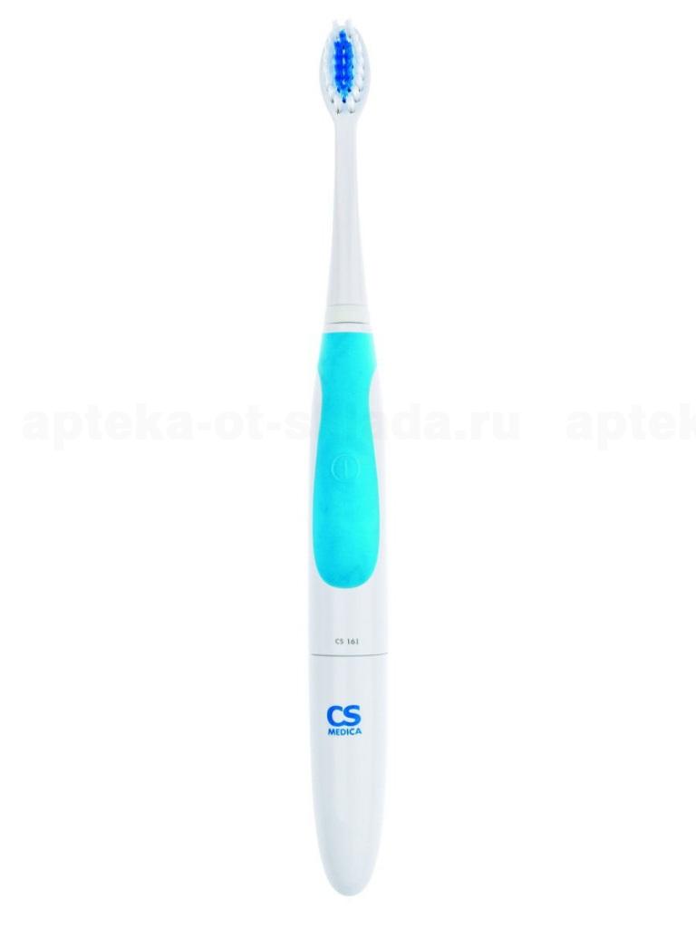 Sonic Pulsar Электрическая звуковая зубная щетка CS-161 голубая