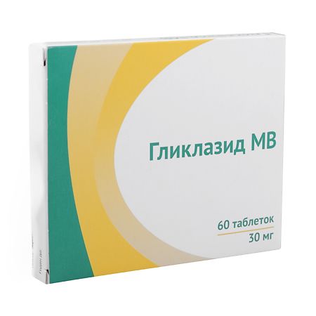 Гликлазид МВ тб 60 мг N 30