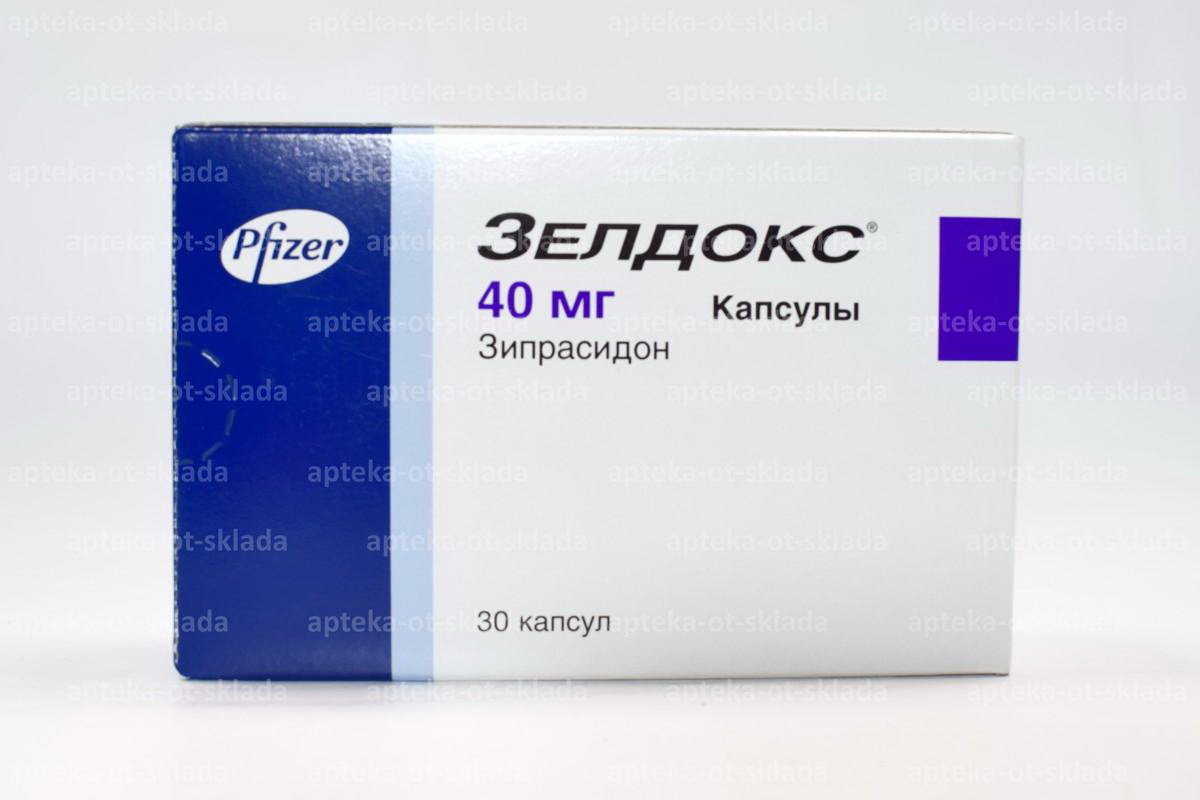 Зелдокс капс 40 мг N 30