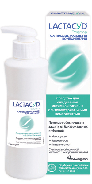 Лактацид Фарма средство для интимной гигиены с антибактериальным компонентом 250мл