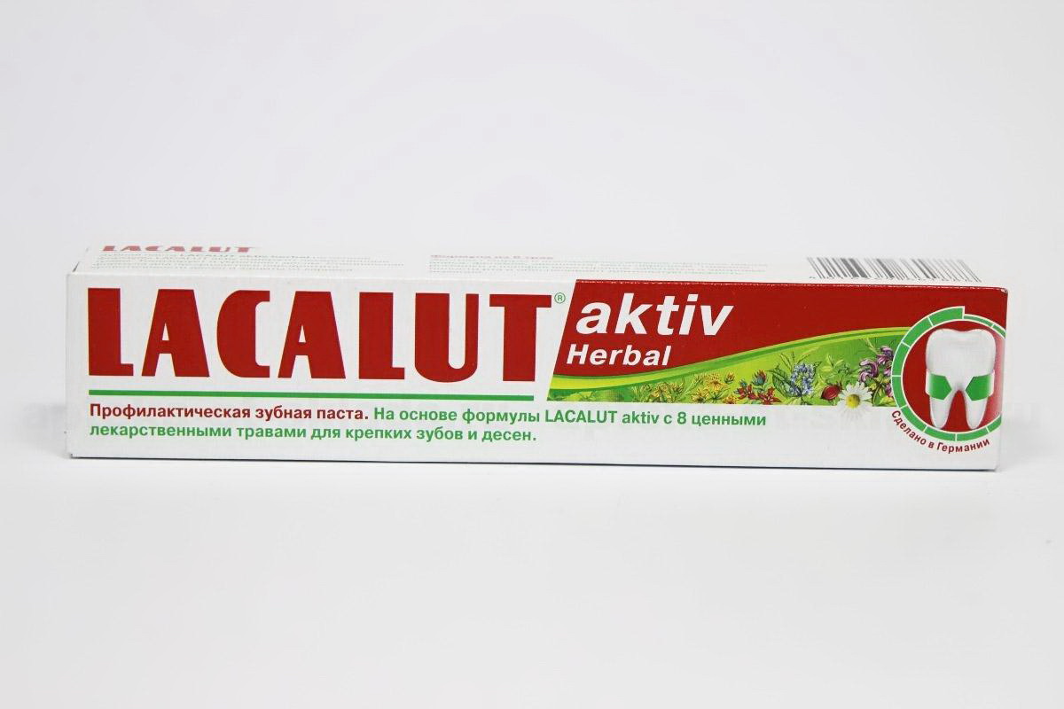 Lacalut зубная паста Актив Хербал 50мл
