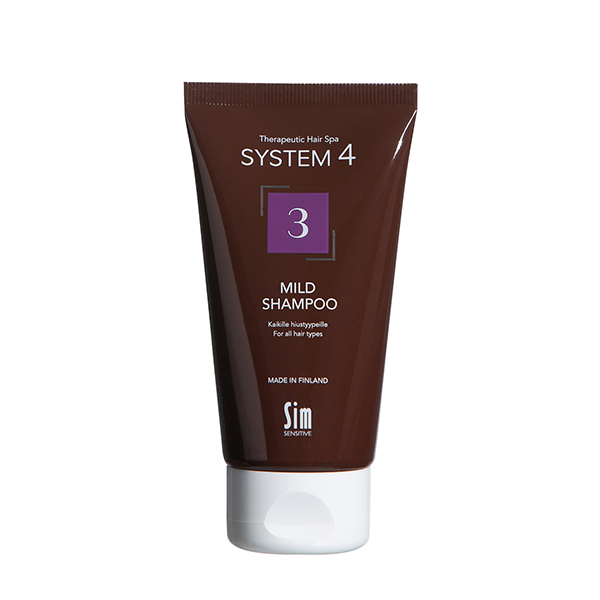 System4 шампунь-3 терапевтический для всех типов волос для ежедневного применения 75мл