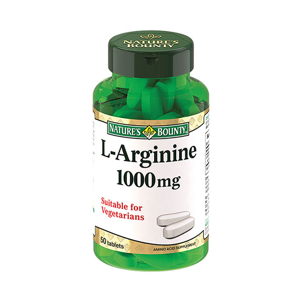Natures Bounty L-аргинин капс 1000 мг N 50