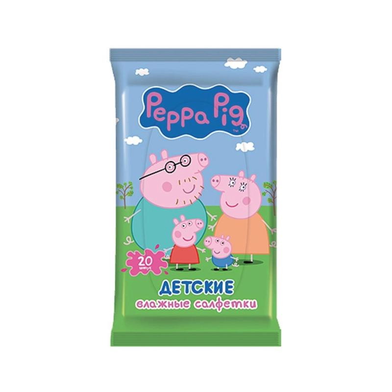 Салфетки влажные детские Peppa Pig N 20