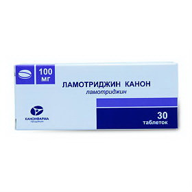 Ламотриджин Канон тб 100 мг N 30