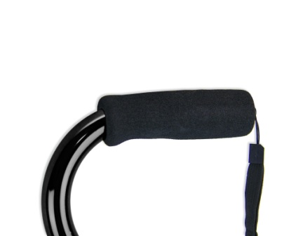 AmRus Трость ортопедическая AMCО45 с центрированной рукояткой черная