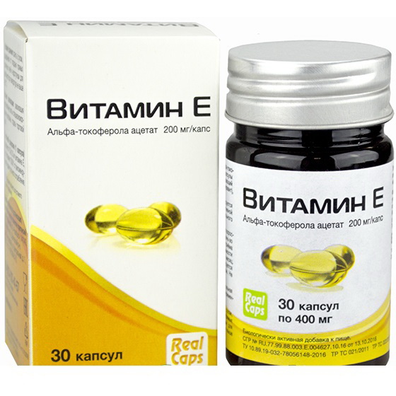 Витамин Е Реалкапс капсулы 400МЕ N 30