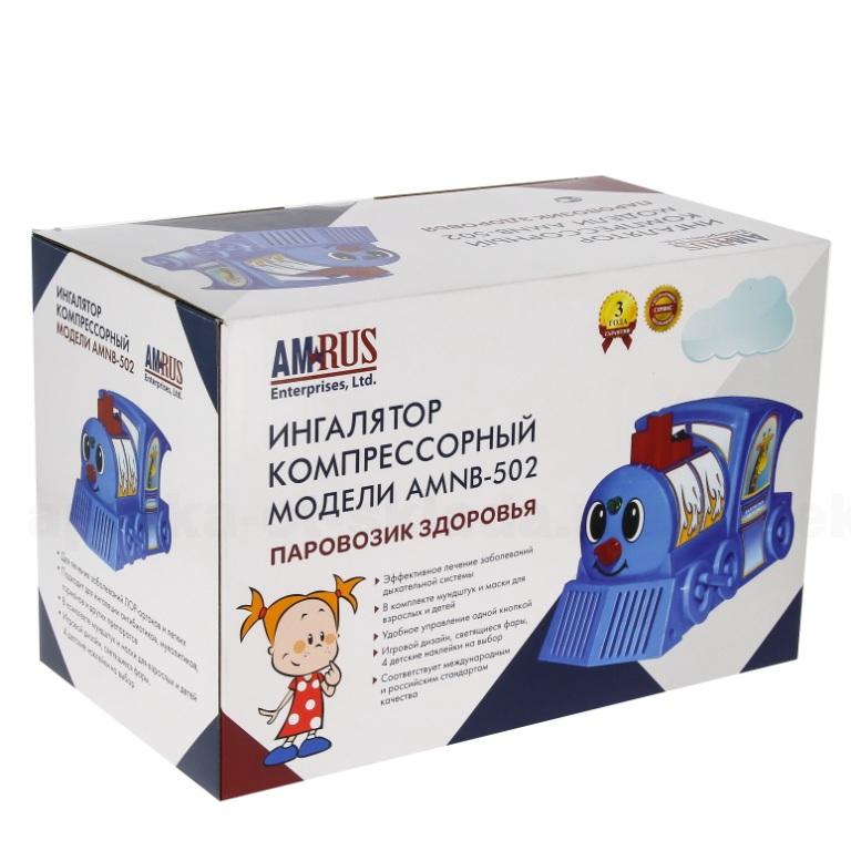 AmRus Ингалятор компрессорный AMNB-502 паровозик