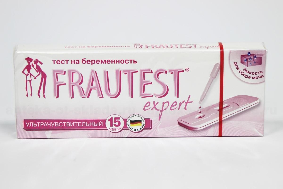 Frautest Expert ультрачувствительный тест на беременность 15мМЕ/мл