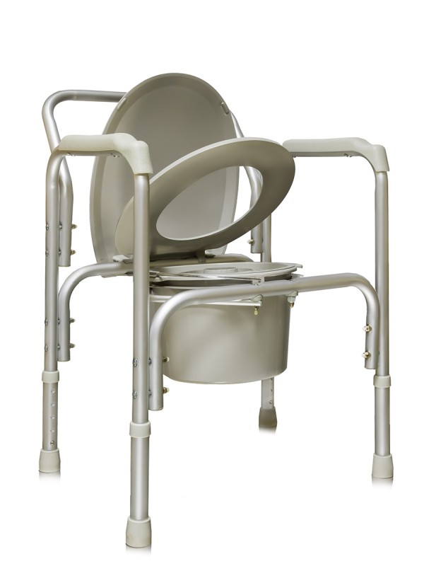 AmRus кресло-туалет AMCB6804 облегченное с высокой спинкой