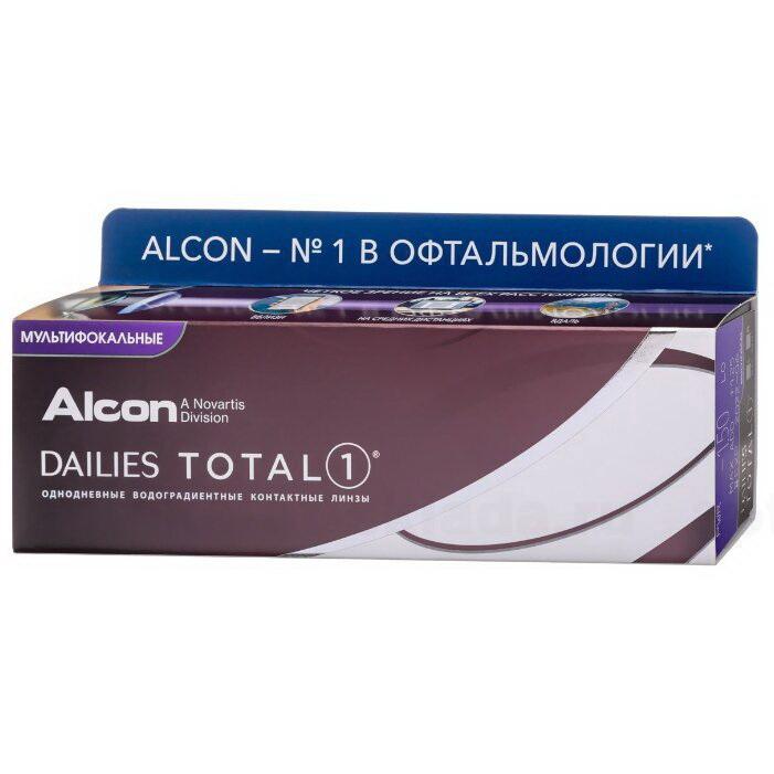 Alcon Dailies Total 1 однодневные контактные линзы D 14.1/R 8.5/ -5.25 N 90