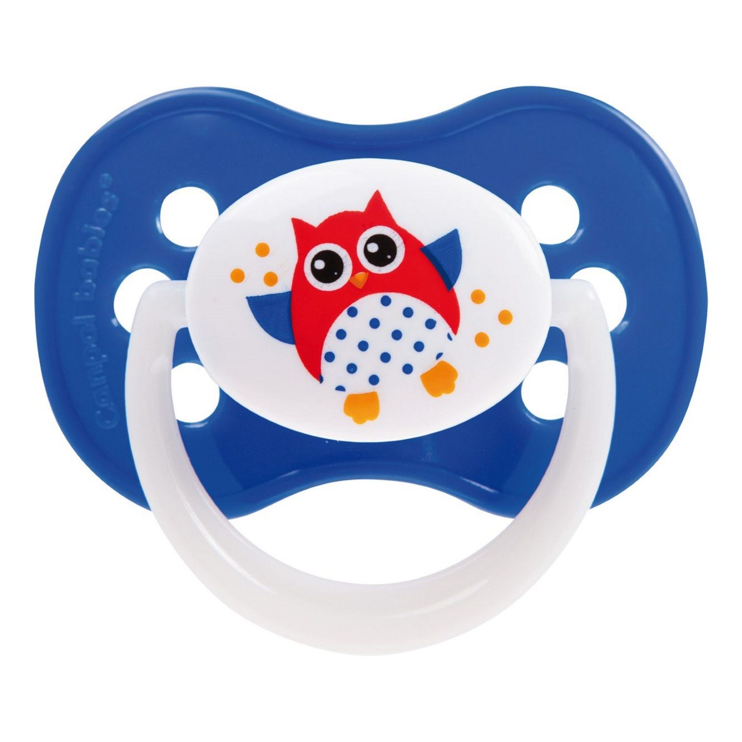 Canpol babies соска-пустышка силиконовая симметричная Owls 0-6мес