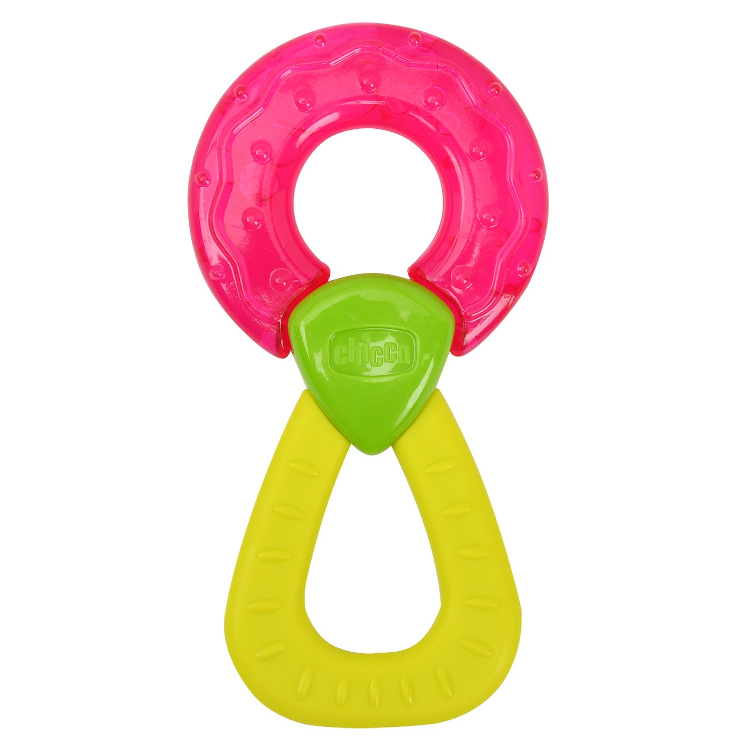 Chicco прорезыватель-игрушка Fresh Relax Кольцо розовое +4мес