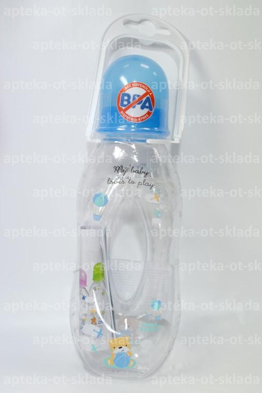 Canpol babies бутылочка с отверстием с силикон соской 250мл +6мес N 1