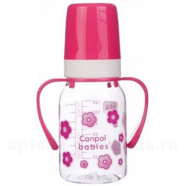 Canpol babies бутылка для кормления с силикон соской 120мл 11/851 3+мес