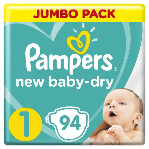 Подгузники Pampers New baby Dry 2-5 кг (размер 1) N 94