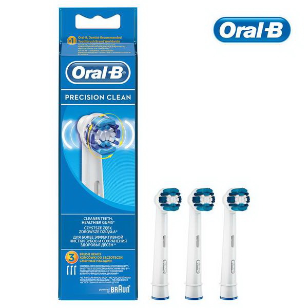 Сменные насадки к электрической зубной щетке Oral-b precision clean N 3